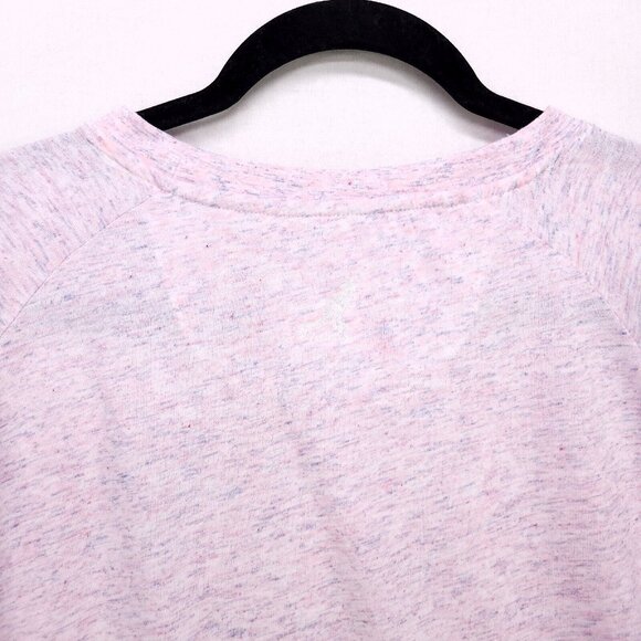 Kangol Raindrop Mens Long Sleeve Tshirt Size Large Pink Heather Crewneck Stretch - Picture 11 of 13